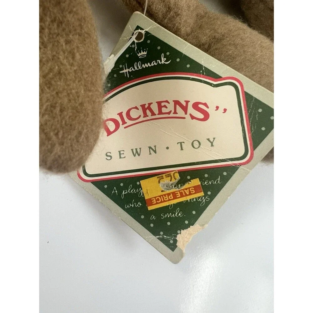 Lot of 2 Vtg Hallmark Floppy Friends 1980s Plush Stuffed Animal Dickens & Archie